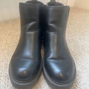 Sleek Black Ankle Boots